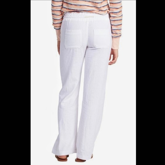 Hoerev cabana linen blend high rise pants - Picture 4 of 7